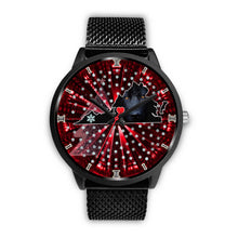 Load image into Gallery viewer, Black German Shepherd Dog Virginia Christmas Special Wrist Watch-Free Shipping
