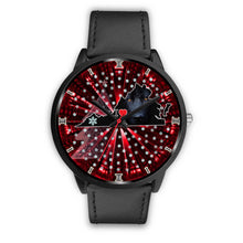 Load image into Gallery viewer, Black German Shepherd Dog Virginia Christmas Special Wrist Watch-Free Shipping