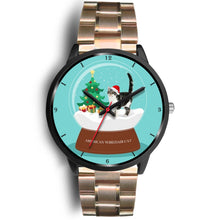Load image into Gallery viewer, American Wirehair Cat Christmas Special Wrist Watch-Free Shipping