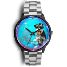 Load image into Gallery viewer, Amazing Miniature Schnauzer Dog Virginia Christmas Special Wrist Watch-Free Shipping
