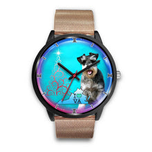 Load image into Gallery viewer, Amazing Miniature Schnauzer Dog Virginia Christmas Special Wrist Watch-Free Shipping