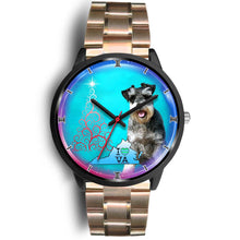 Load image into Gallery viewer, Amazing Miniature Schnauzer Dog Virginia Christmas Special Wrist Watch-Free Shipping