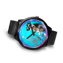 Load image into Gallery viewer, Amazing Miniature Schnauzer Dog Virginia Christmas Special Wrist Watch-Free Shipping