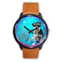 Load image into Gallery viewer, Amazing Miniature Schnauzer Dog Virginia Christmas Special Wrist Watch-Free Shipping