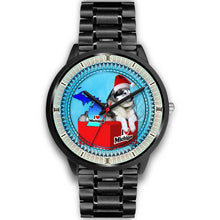 Load image into Gallery viewer, Alaskan Malamute Dog Michigan Christmas Special Wrist Watch-Free Shipping