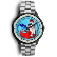 Load image into Gallery viewer, Alaskan Malamute Dog Michigan Christmas Special Wrist Watch-Free Shipping