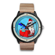 Load image into Gallery viewer, Alaskan Malamute Dog Michigan Christmas Special Wrist Watch-Free Shipping
