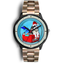 Load image into Gallery viewer, Alaskan Malamute Dog Michigan Christmas Special Wrist Watch-Free Shipping