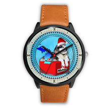 Load image into Gallery viewer, Alaskan Malamute Dog Michigan Christmas Special Wrist Watch-Free Shipping