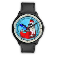 Load image into Gallery viewer, Alaskan Malamute Dog Michigan Christmas Special Wrist Watch-Free Shipping