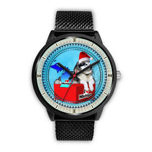 Load image into Gallery viewer, Alaskan Malamute Dog Michigan Christmas Special Wrist Watch-Free Shipping