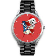 Load image into Gallery viewer, Bichon Frise Georgia Christmas Special Wrist Watch-Free Shipping