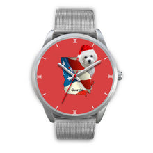 Load image into Gallery viewer, Bichon Frise Georgia Christmas Special Wrist Watch-Free Shipping
