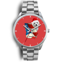 Load image into Gallery viewer, Bichon Frise Georgia Christmas Special Wrist Watch-Free Shipping