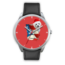 Load image into Gallery viewer, Bichon Frise Georgia Christmas Special Wrist Watch-Free Shipping