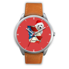 Load image into Gallery viewer, Bichon Frise Georgia Christmas Special Wrist Watch-Free Shipping