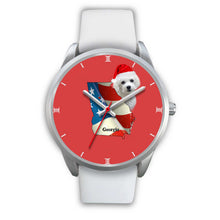 Load image into Gallery viewer, Bichon Frise Georgia Christmas Special Wrist Watch-Free Shipping