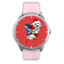 Load image into Gallery viewer, Bichon Frise Georgia Christmas Special Wrist Watch-Free Shipping