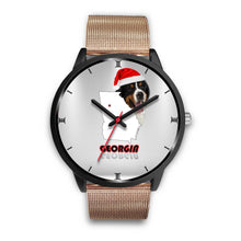 Load image into Gallery viewer, Bernese Mountain Dog Georgia Christmas Special Wrist Watch-Free Shipping