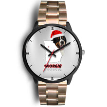 Load image into Gallery viewer, Bernese Mountain Dog Georgia Christmas Special Wrist Watch-Free Shipping