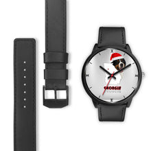 Load image into Gallery viewer, Bernese Mountain Dog Georgia Christmas Special Wrist Watch-Free Shipping