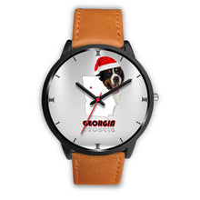 Load image into Gallery viewer, Bernese Mountain Dog Georgia Christmas Special Wrist Watch-Free Shipping