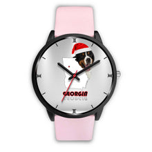 Load image into Gallery viewer, Bernese Mountain Dog Georgia Christmas Special Wrist Watch-Free Shipping