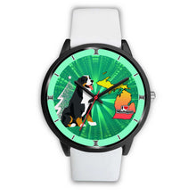 Load image into Gallery viewer, Bernese Mountain Dog Michigan Christmas Special Wrist Watch-Free Shipping