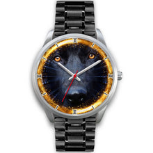 Load image into Gallery viewer, Black German Shepherd Dog Michigan Christmas Special Wrist Watch-Free Shipping