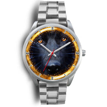 Load image into Gallery viewer, Black German Shepherd Dog Michigan Christmas Special Wrist Watch-Free Shipping