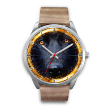 Load image into Gallery viewer, Black German Shepherd Dog Michigan Christmas Special Wrist Watch-Free Shipping