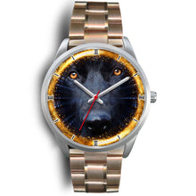 Load image into Gallery viewer, Black German Shepherd Dog Michigan Christmas Special Wrist Watch-Free Shipping