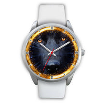 Load image into Gallery viewer, Black German Shepherd Dog Michigan Christmas Special Wrist Watch-Free Shipping