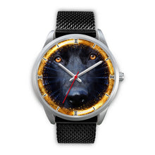 Load image into Gallery viewer, Black German Shepherd Dog Michigan Christmas Special Wrist Watch-Free Shipping