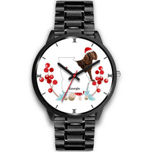 Load image into Gallery viewer, American Water Spaniel Georgia Christmas Special Wrist Watch-Free Shipping
