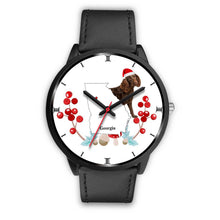 Load image into Gallery viewer, American Water Spaniel Georgia Christmas Special Wrist Watch-Free Shipping
