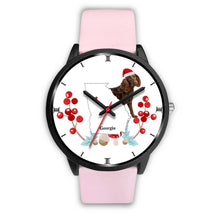 Load image into Gallery viewer, American Water Spaniel Georgia Christmas Special Wrist Watch-Free Shipping
