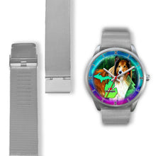 Load image into Gallery viewer, Amazing Rough Collie Dog Art Michigan Christmas Special Wrist Watch-Free Shipping