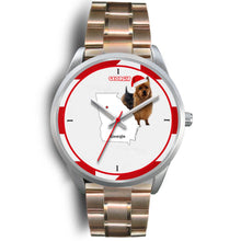 Load image into Gallery viewer, Australian Terrier Georgia Christmas Special Wrist Watch-Free Shipping