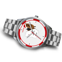 Load image into Gallery viewer, Australian Terrier Georgia Christmas Special Wrist Watch-Free Shipping