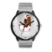 Load image into Gallery viewer, Australian Terrier Washington Christmas Special Wrist Watch-Free Shipping