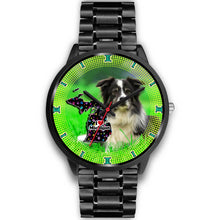 Load image into Gallery viewer, Border Collie Dog Michigan Christmas Special Wrist Watch-Free Shipping