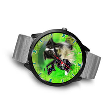 Load image into Gallery viewer, Border Collie Dog Michigan Christmas Special Wrist Watch-Free Shipping