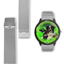 Load image into Gallery viewer, Border Collie Dog Michigan Christmas Special Wrist Watch-Free Shipping