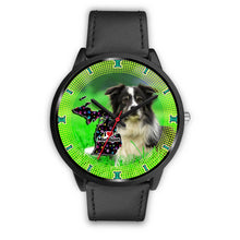 Load image into Gallery viewer, Border Collie Dog Michigan Christmas Special Wrist Watch-Free Shipping