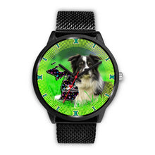 Load image into Gallery viewer, Border Collie Dog Michigan Christmas Special Wrist Watch-Free Shipping
