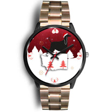 Load image into Gallery viewer, Afghan Hound Washington Christmas Special Wrist Watch-Free Shipping