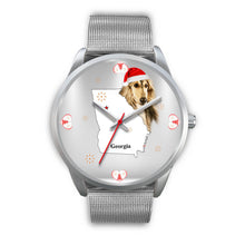 Load image into Gallery viewer, Afghan Hound Georgia Christmas Special Wrist Watch-Free Shipping