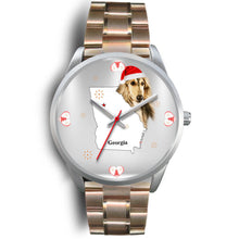 Load image into Gallery viewer, Afghan Hound Georgia Christmas Special Wrist Watch-Free Shipping