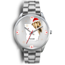 Load image into Gallery viewer, Afghan Hound Georgia Christmas Special Wrist Watch-Free Shipping